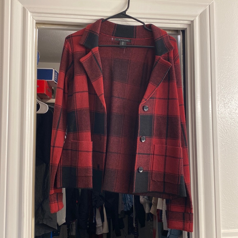 Plaid Blazer